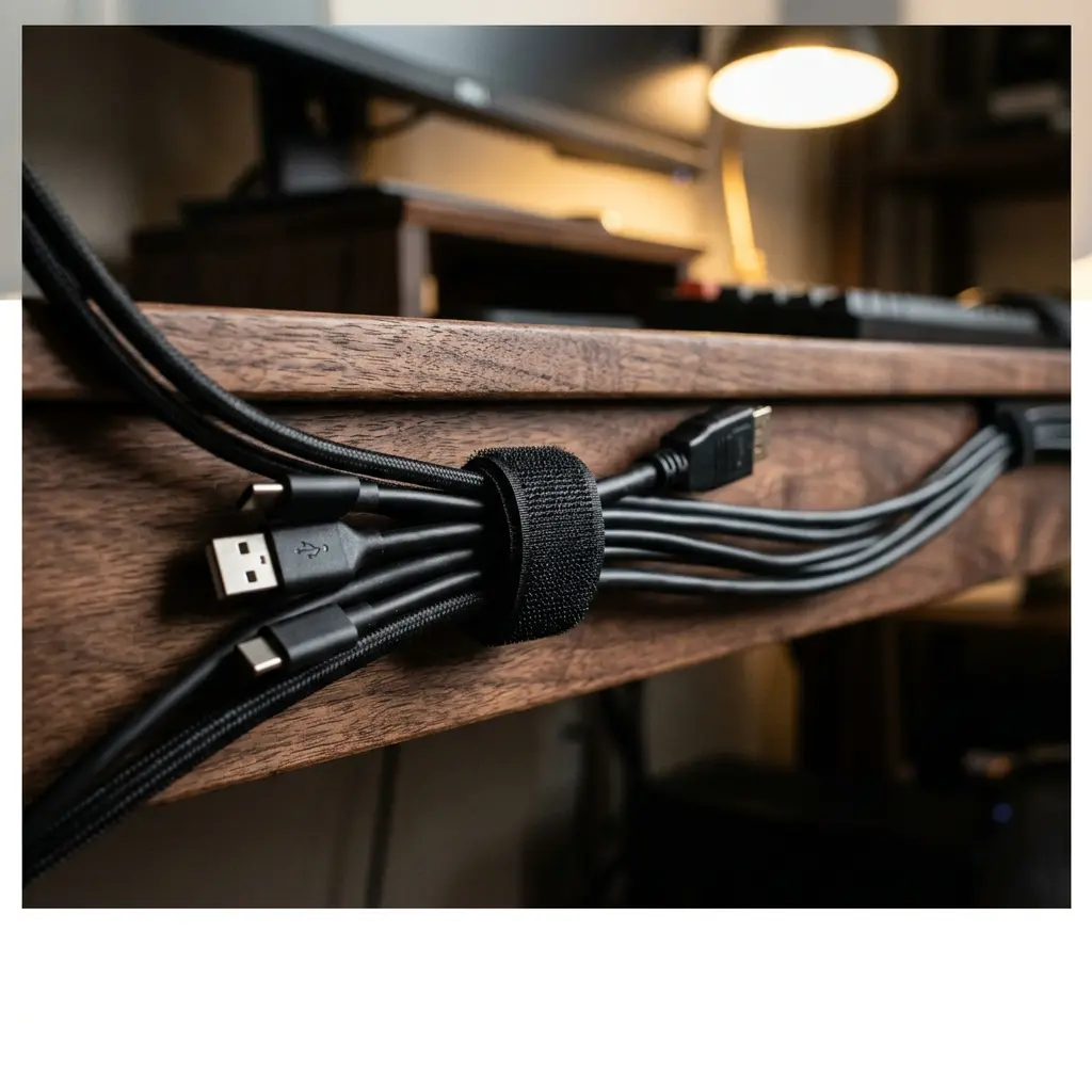 Cable Clips vs Cable Ties: The Best Way to Manage Your Desk Cables cable clips vs cable ties ties detail 03