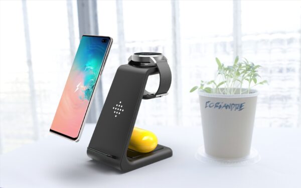 3 In 1 Fast Charging Station Wireless Charger Stand - Image 4