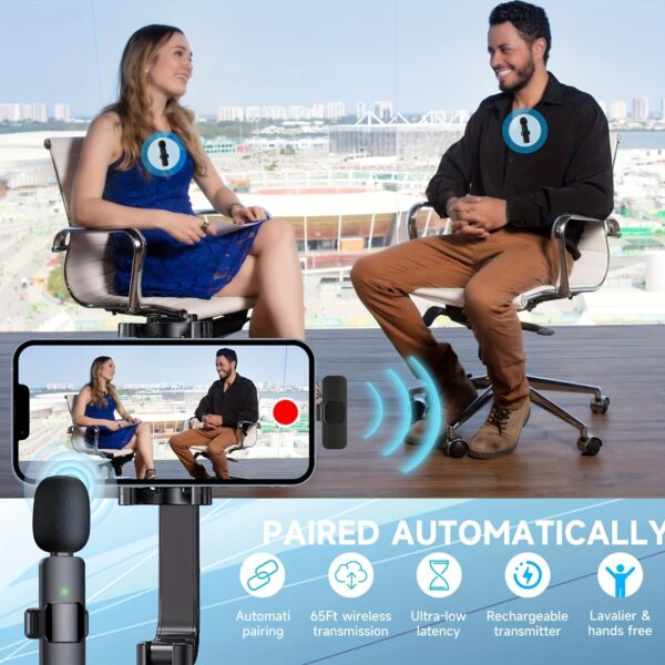Wireless Lavalier Microphone for iPhone and iPad - Image 3