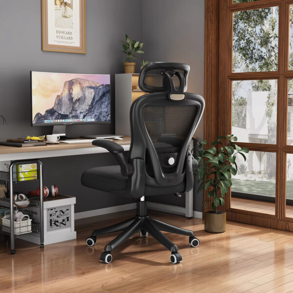 Ergonomic Swivel Office Chair with Lumbar Support - Image 4