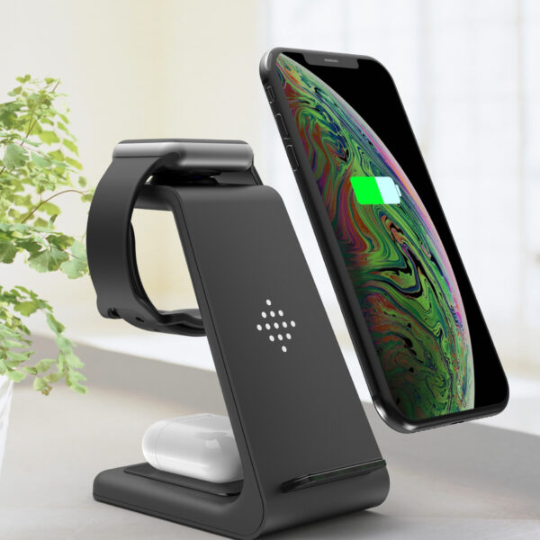 3 In 1 Fast Charging Station Wireless Charger Stand - Image 7