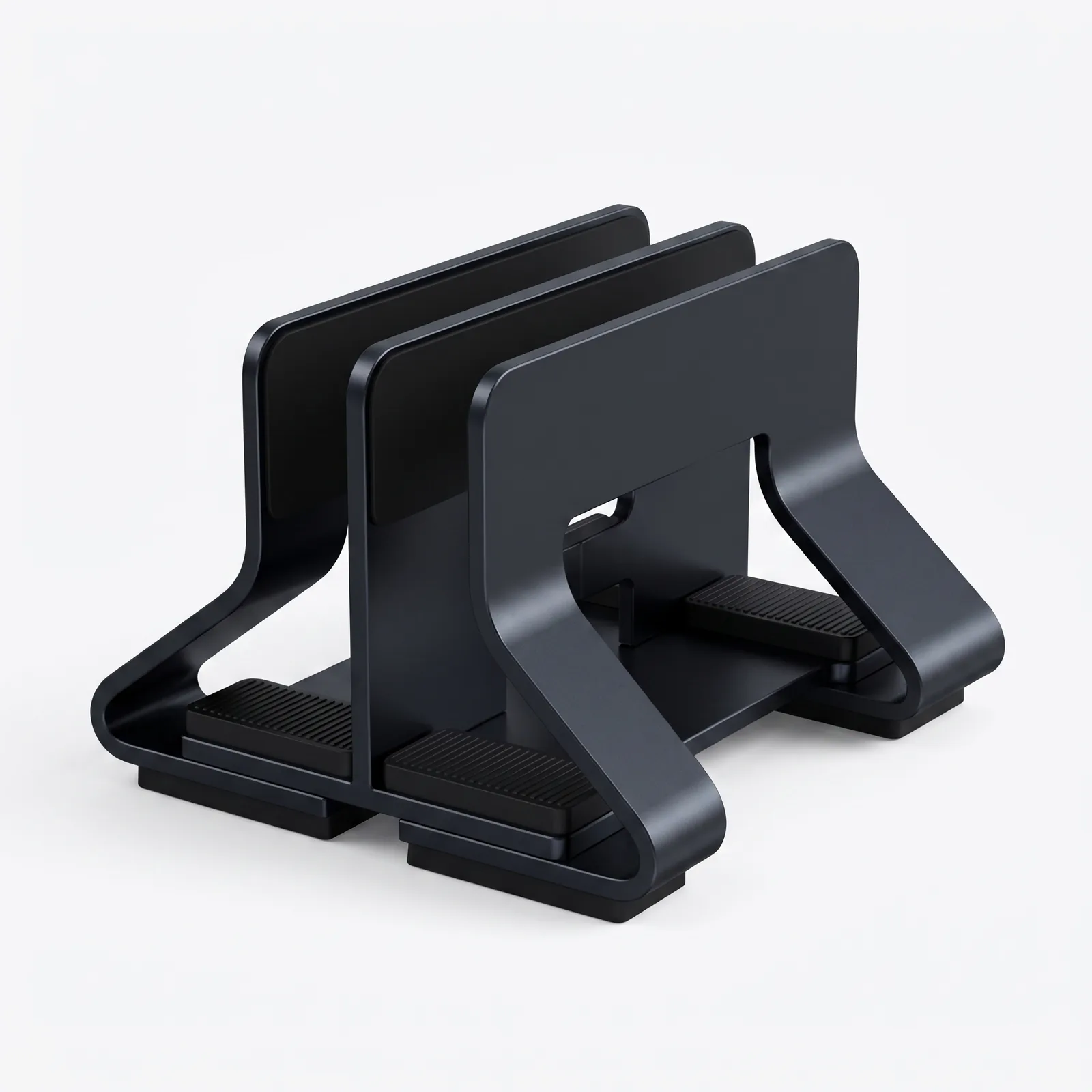 Adjustable Aluminum Vertical Laptop Stand - Image 2