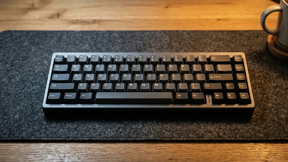 Side-by-side comparison of 4000K neutral light versus 3000K warm light on a desk pad