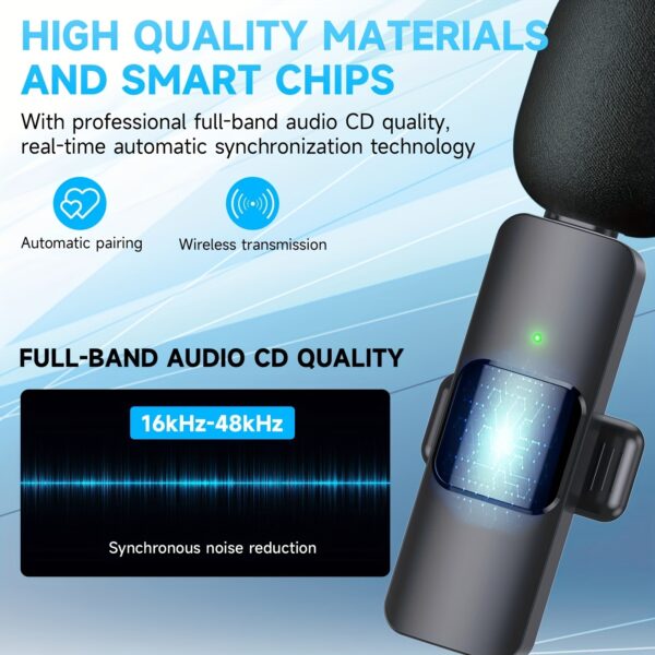 Wireless Lavalier Microphone for iPhone and iPad - Image 5