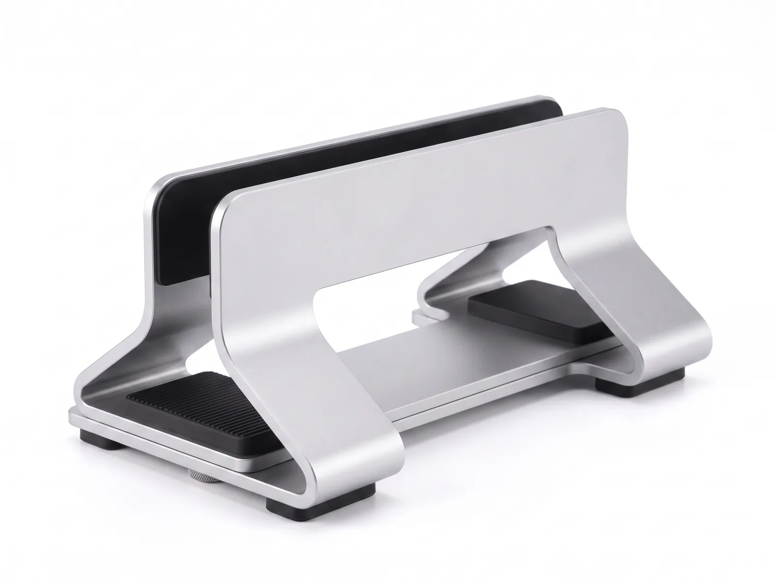 Adjustable Aluminum Vertical Laptop Stand - Image 9