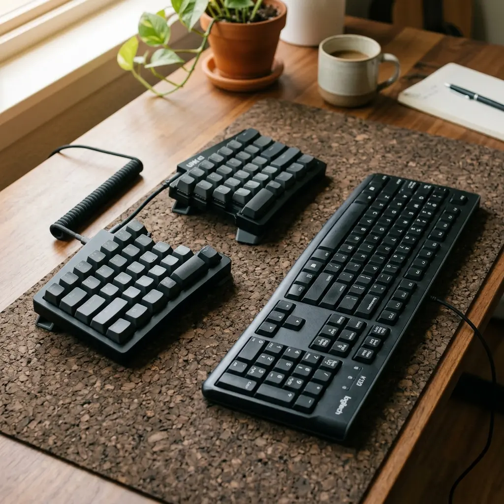 Split Keyboard vs Standard Keyboard: Which Is Better for Ergonomics? - Hero setup